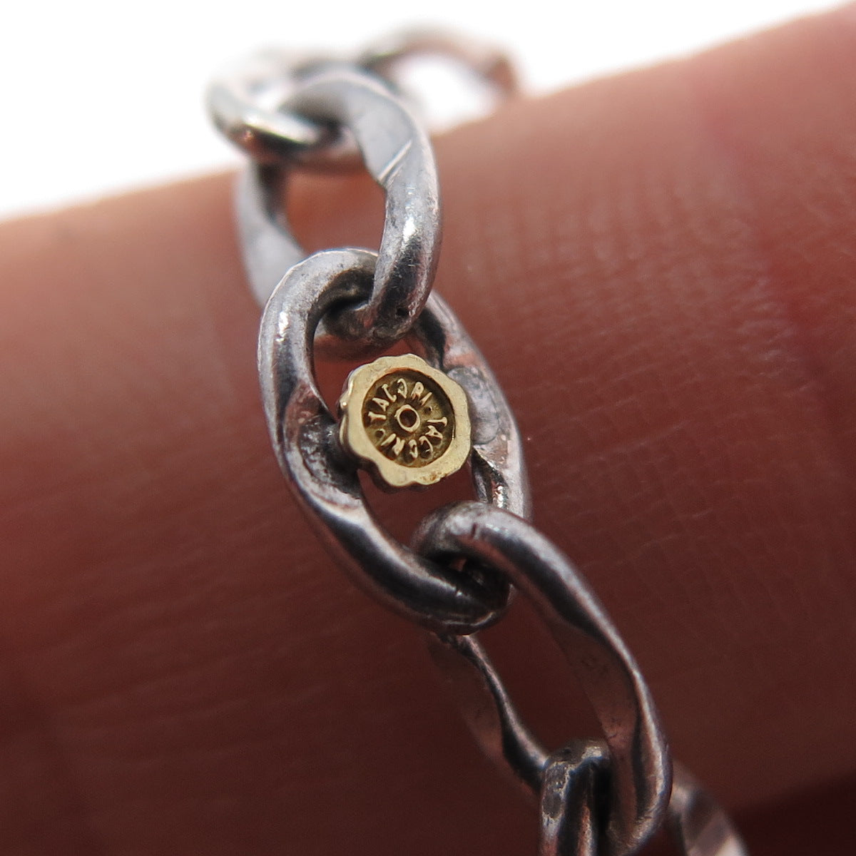 TACORI 18K Gold & 925 Sterling Silver Crescent Eclipse Chain Necklace 18"