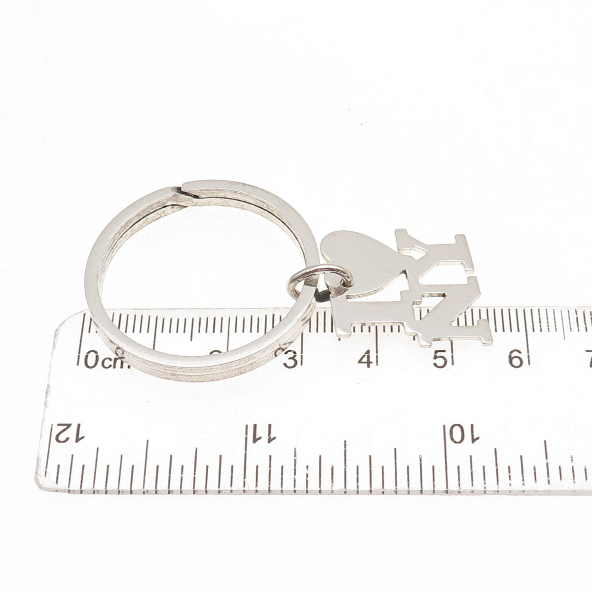 Tiffany & Co. 925 Sterling Silver Vintage I Love New York Key Fob Ring