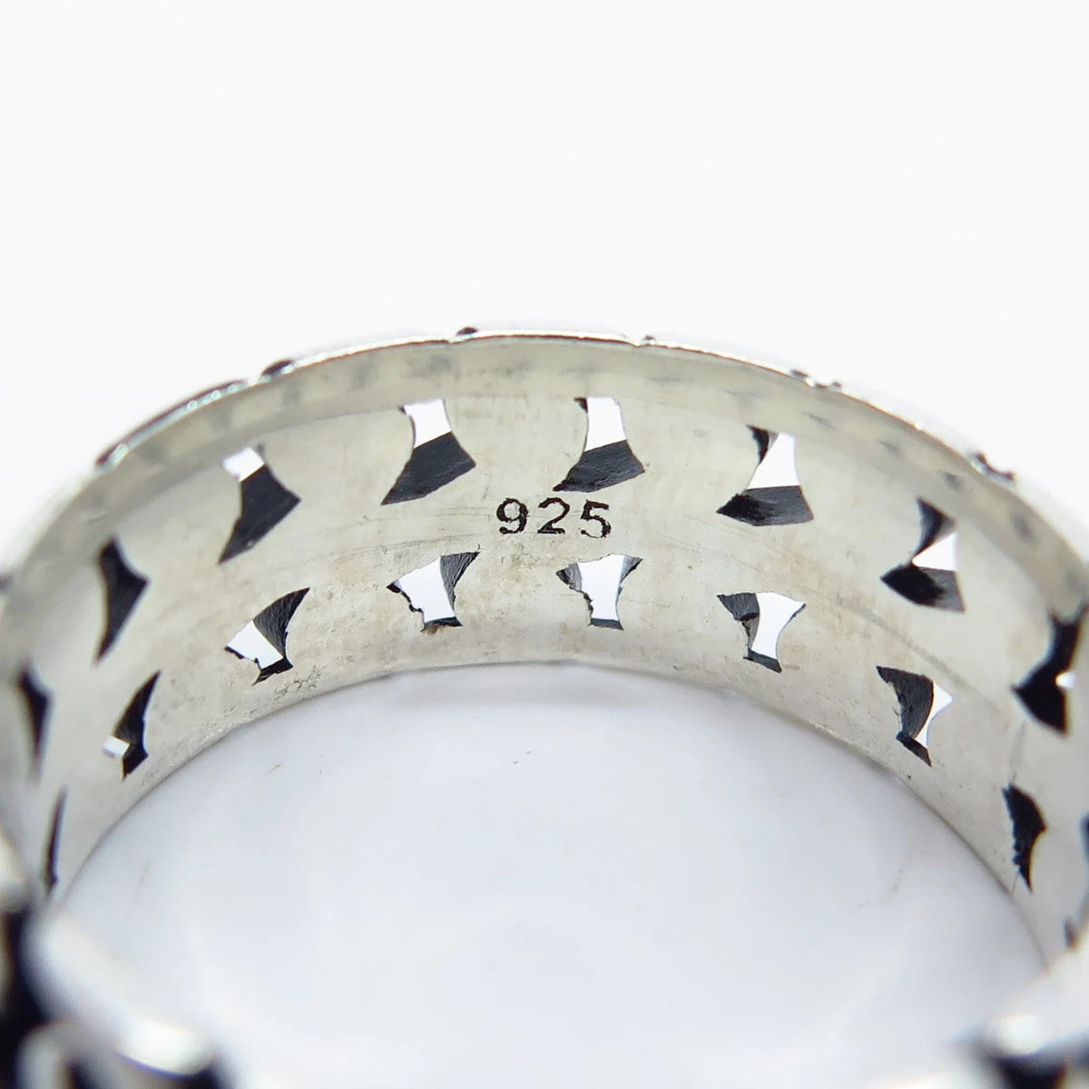 925 Sterling Silver Vintage Braided Band Ring Size 9.5