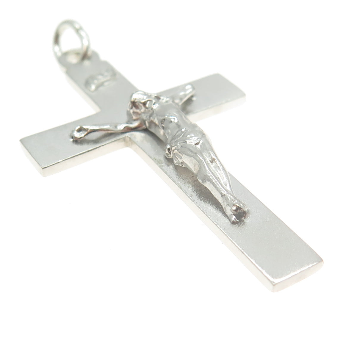 BOJAR 925 Sterling Silver Vintage Crucifix Cross Religious Pendant