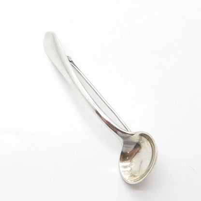 S. KIRK & SON 925 Sterling Silver Vintage Flatware Pin Brooch