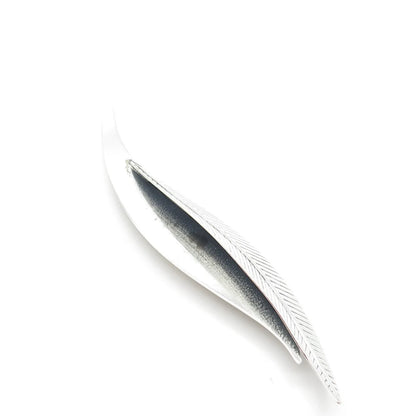 925 Sterling Silver Vintage Beau Leaf Pin Brooch
