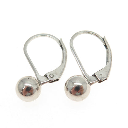 925 Sterling Silver Ball Drop Earrings