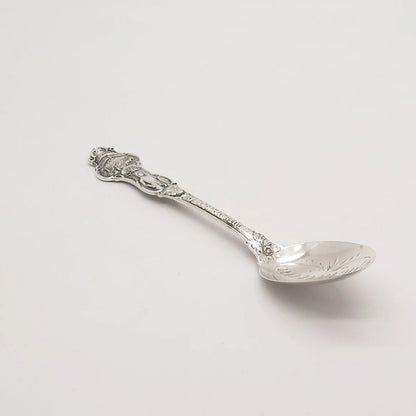 925 Sterling Silver Antique R. Wallace & Sons Mfg. Co "Old State House" Spoon