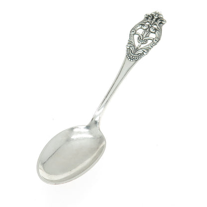 TH MARTHINSEN 925 Sterling Silver Antique Art Deco Norway Coffee Spoon #217