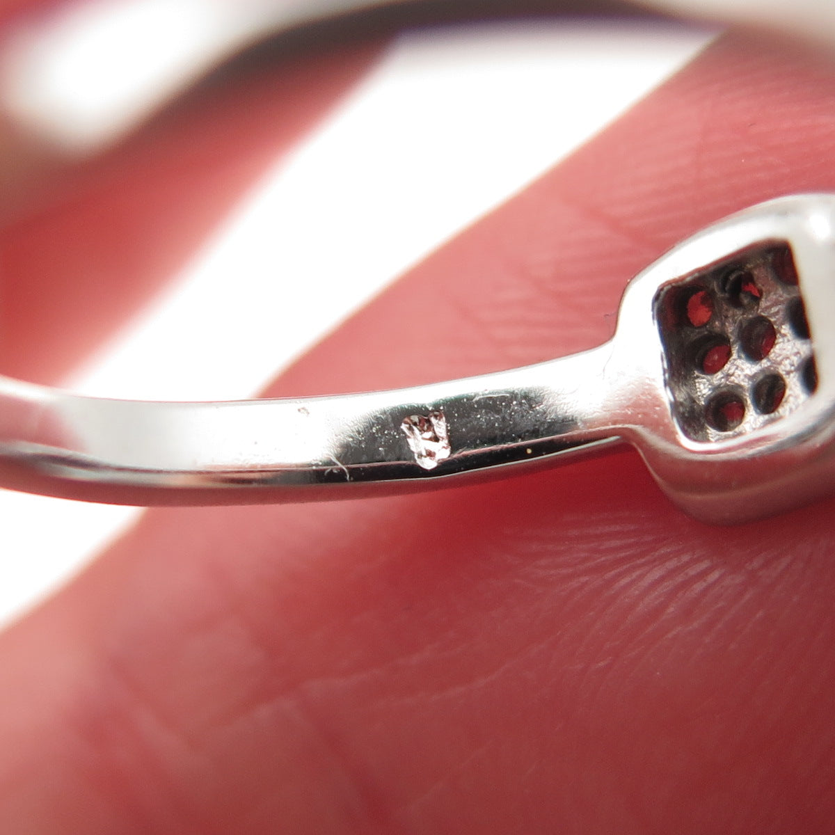 925 Sterling Silver Round-Cut C Z Engagement Ring Size 6