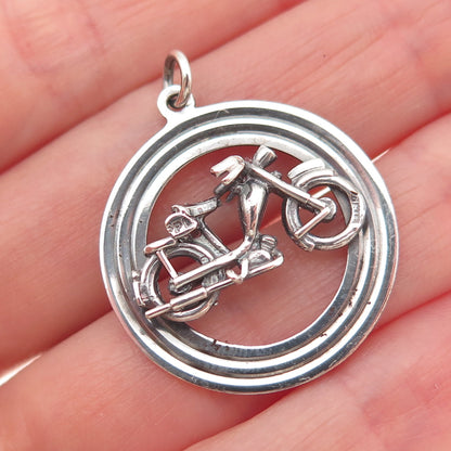 Payton Pepper & Sons 925 Sterling Silver Vintage 1969 Birmingham Bicycle Pendant