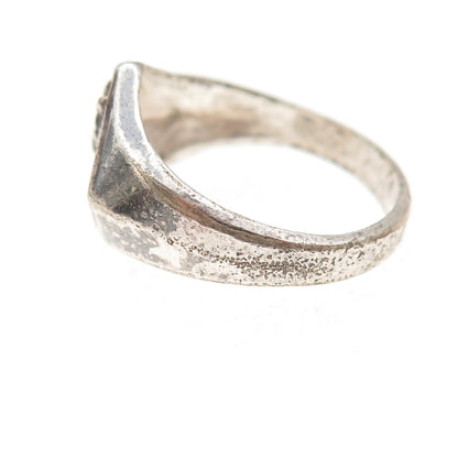 Clark & Coombs 925 Sterling Silver Vintage Cub Boy's Scout Ring Size 7.75