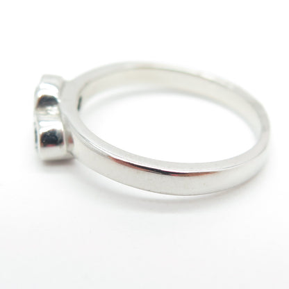 925 Sterling Silver Round-Cut C Z Ring Size 5.75
