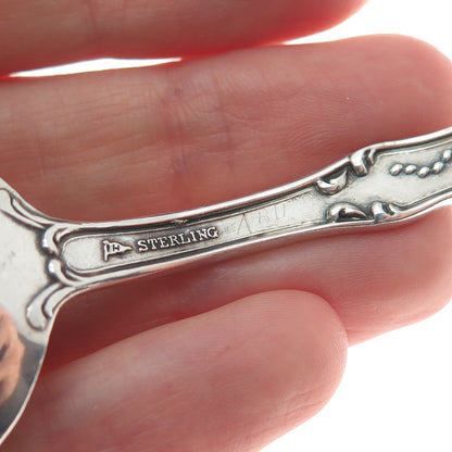 MECHANICS 925 Sterling Silver Antique Minnehaha Falls Minnesota Coffee Spoon