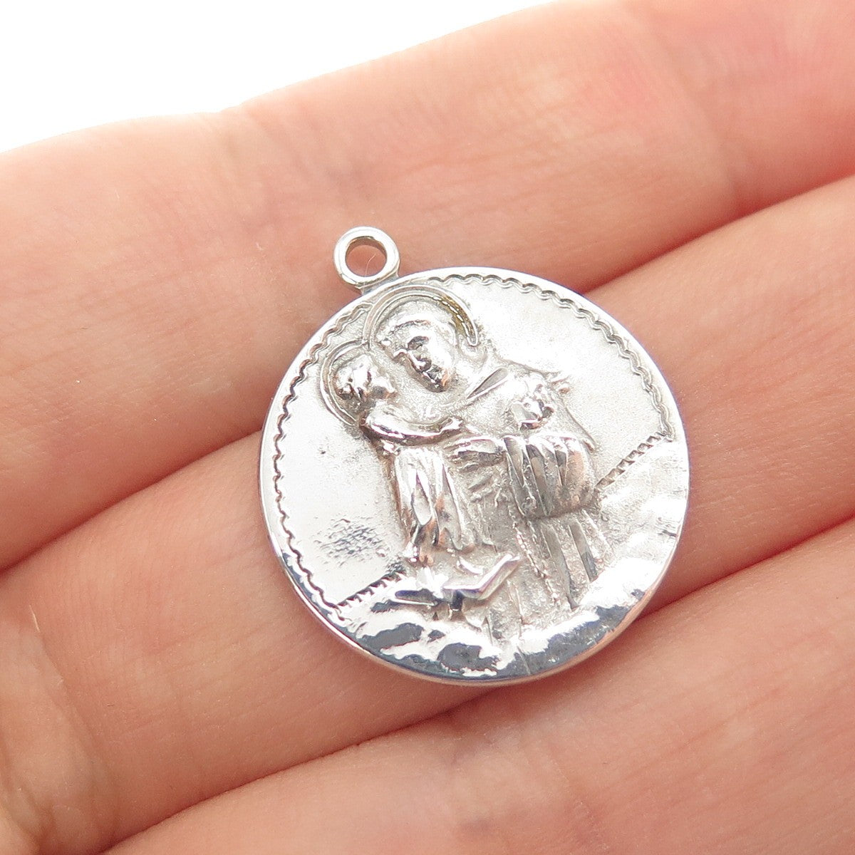 SWIFT & FISHER 925 Sterling Antique Our Lady of San Juan de Los Lagos Pendant