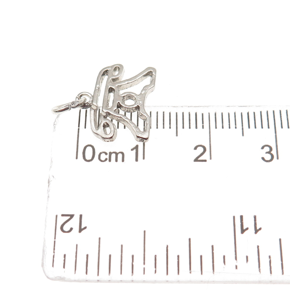925 Sterling Silver Vintage Retro Phone Mini Charm Pendant