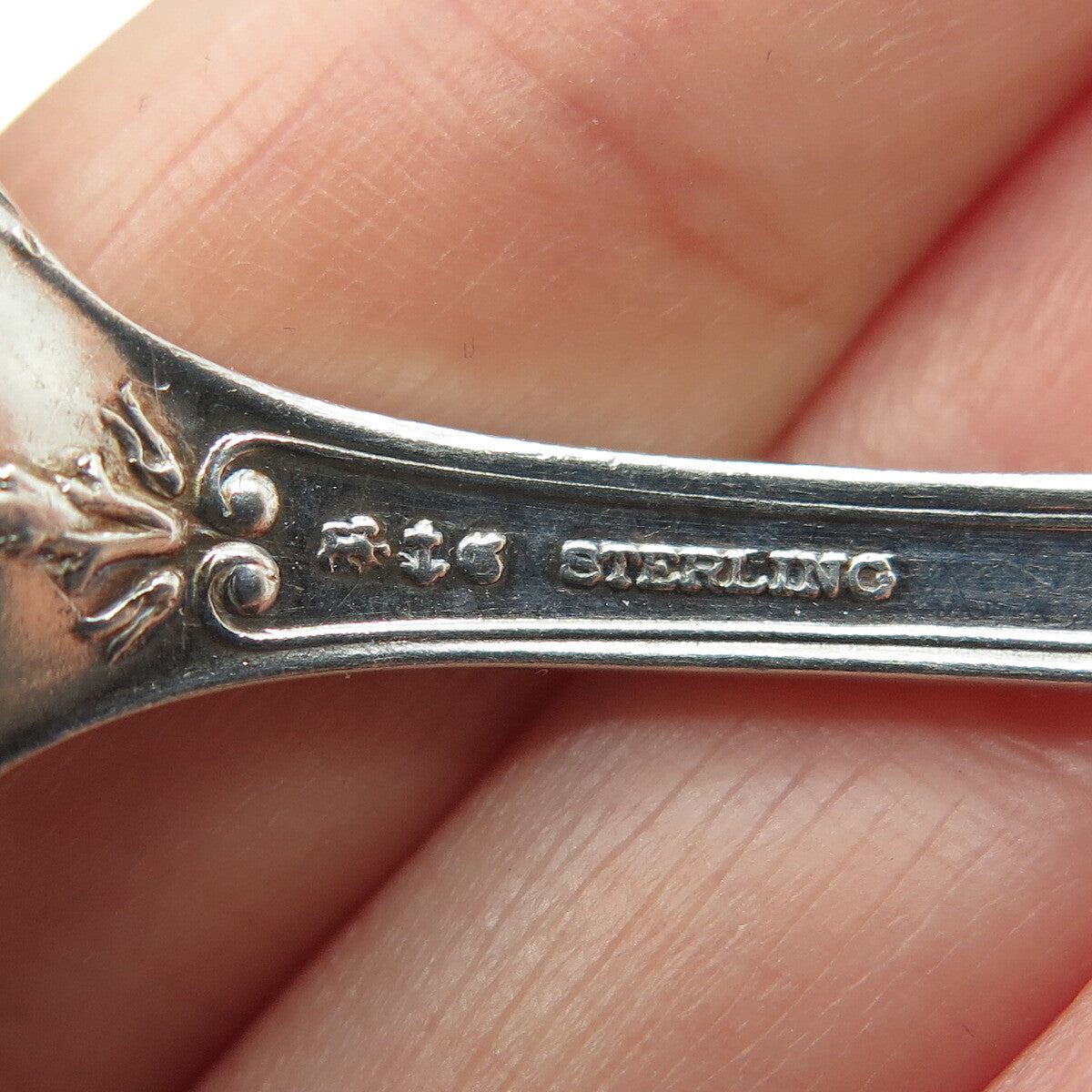GORHAM 925 Sterling Silver Antique Art Deco Aquarius Zodiac January Coffee Spoon