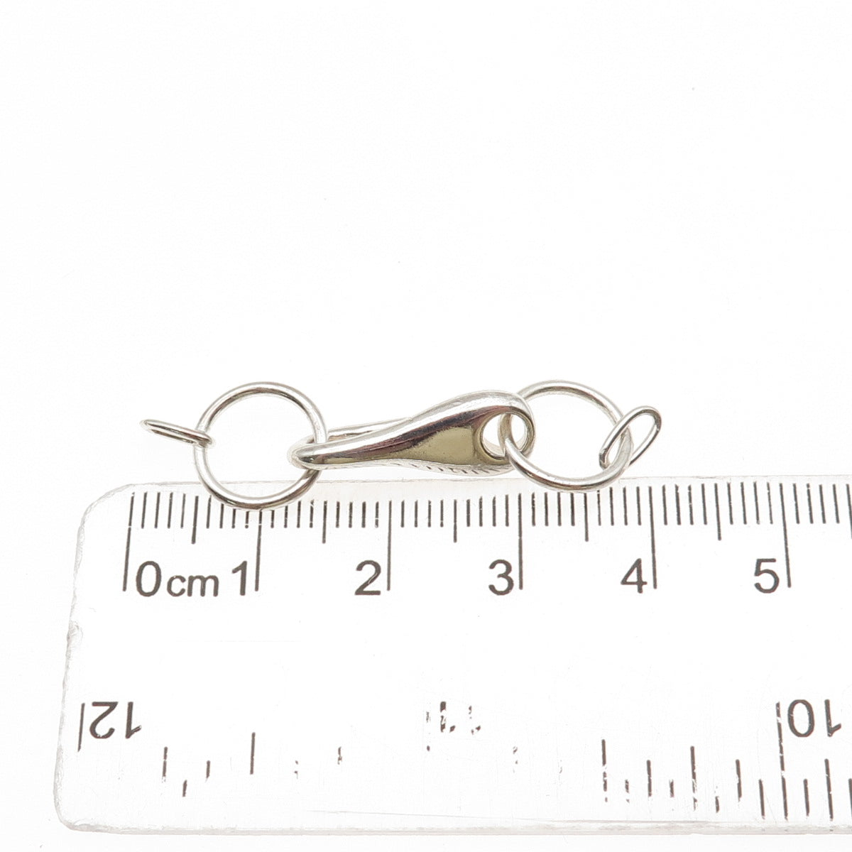 925 Sterling Silver Vintage Bracelet / Necklace Hook Lock Clasp