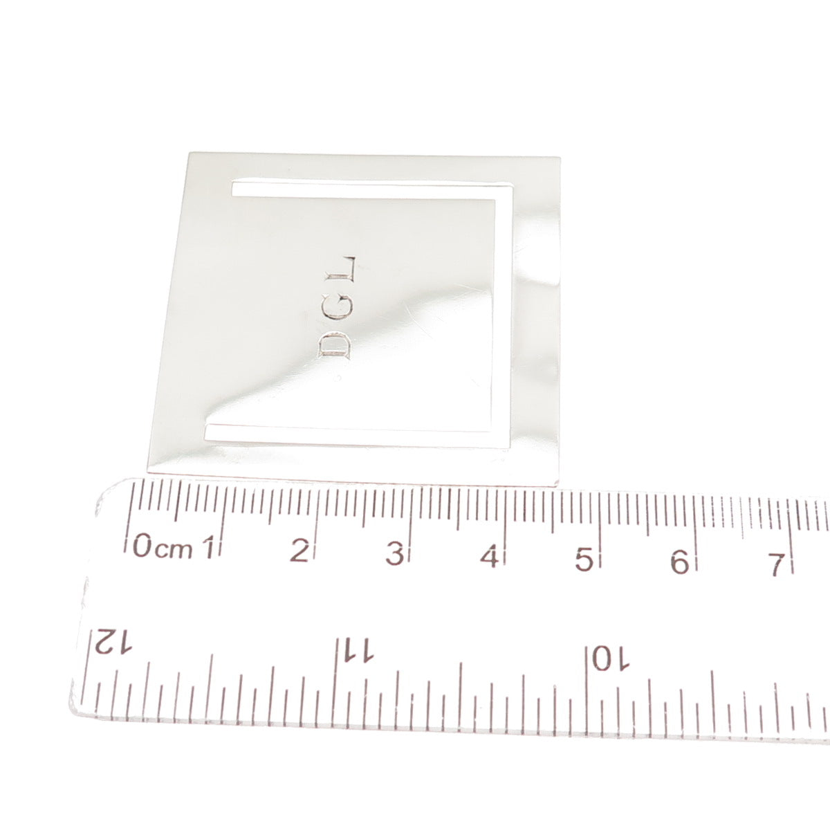 Tiffany & Co. 925 Sterling Silver Vintage Engraved DGL Monogram Bookmark