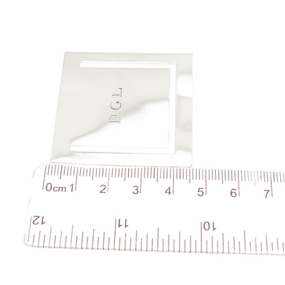 Tiffany & Co. 925 Sterling Silver Vintage Engraved DGL Monogram Bookmark