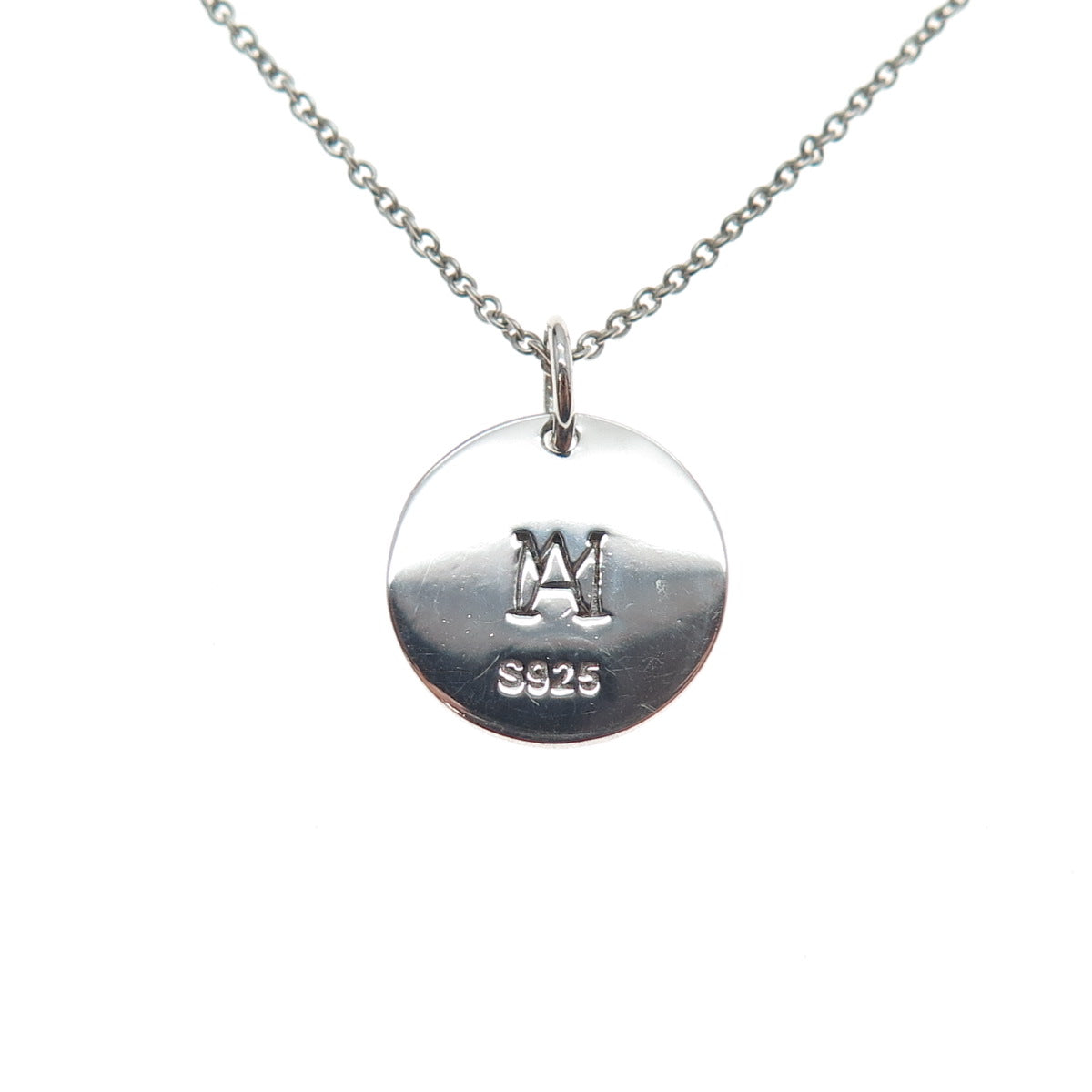 925 Sterling Silver Always My Sister Forever My Friend Chain Necklace 16-18"