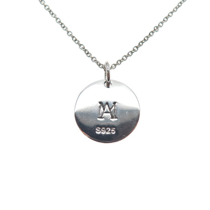 925 Sterling Silver Always My Sister Forever My Friend Chain Necklace 16-18"