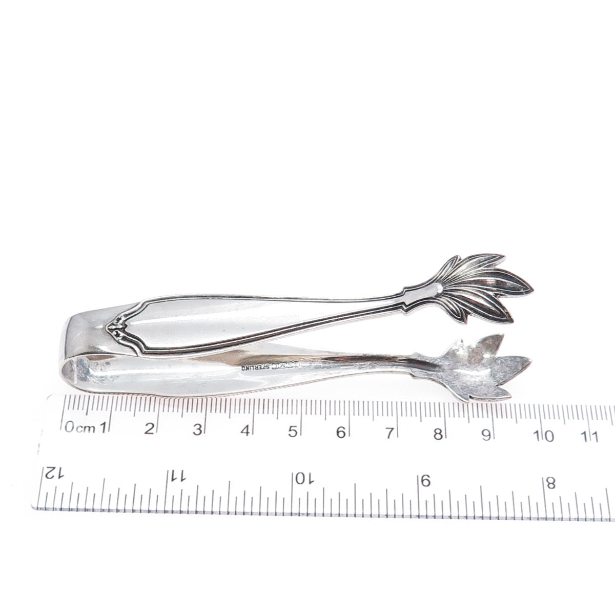 SAART BROS 925 Sterling Silver Antique 1900 La Tosca Sugar Tongs