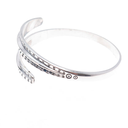 DAVID ANDERSEN Sterling Vintage Norway Viking Saga Adjustable Bracelet 7.75"