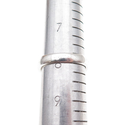 925 Sterling Silver Woven Ring Size 8