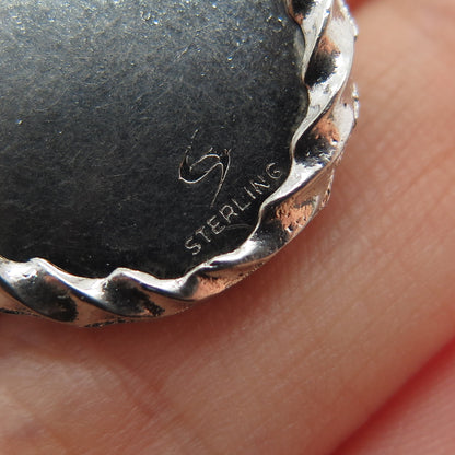 SPENCER CO. 925 Sterling Silver Vintage I Love You Charm Pendant
