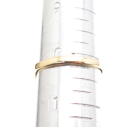 BLQ Basiq Jewelry Sterling Silver Gold Plated Real Aventurine Ring Size 10.25