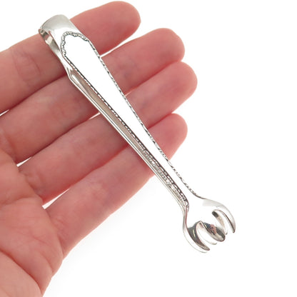 Lunt 925 Sterling Silver Antique Art Deco 1921 Treasure Sugar Tongs