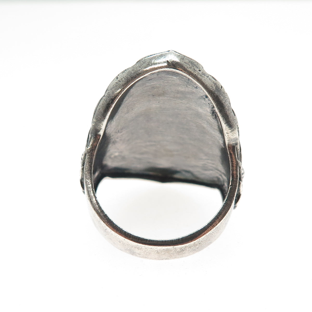 925 Sterling Silver Vintage TJC Bird of Paradise Oxidized Ring Size 9.5