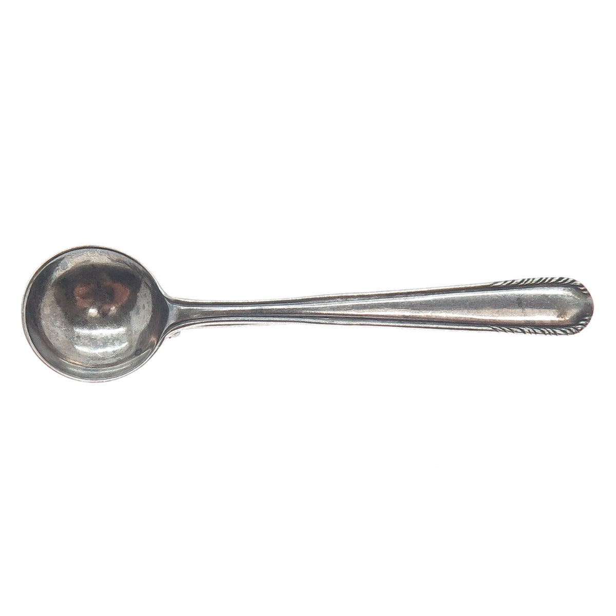 MANCHESTER 925 Sterling Silver Antique 1934 Salt & Spices Spoon Pin Brooch