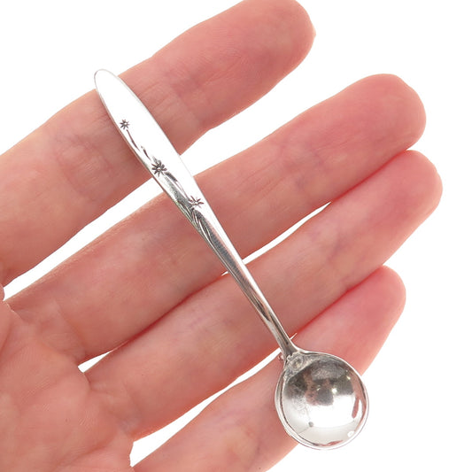 Gorham 925 Sterling Silver Vintage 1956 Celeste Salt & Spices Spoon Pin Brooch