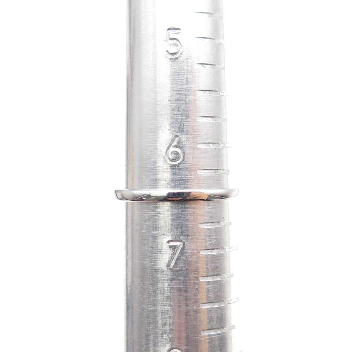 925 Sterling Silver Round-Cut C Z Flower Ring Size 6.5