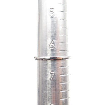 925 Sterling Silver Round-Cut C Z Flower Ring Size 6.5