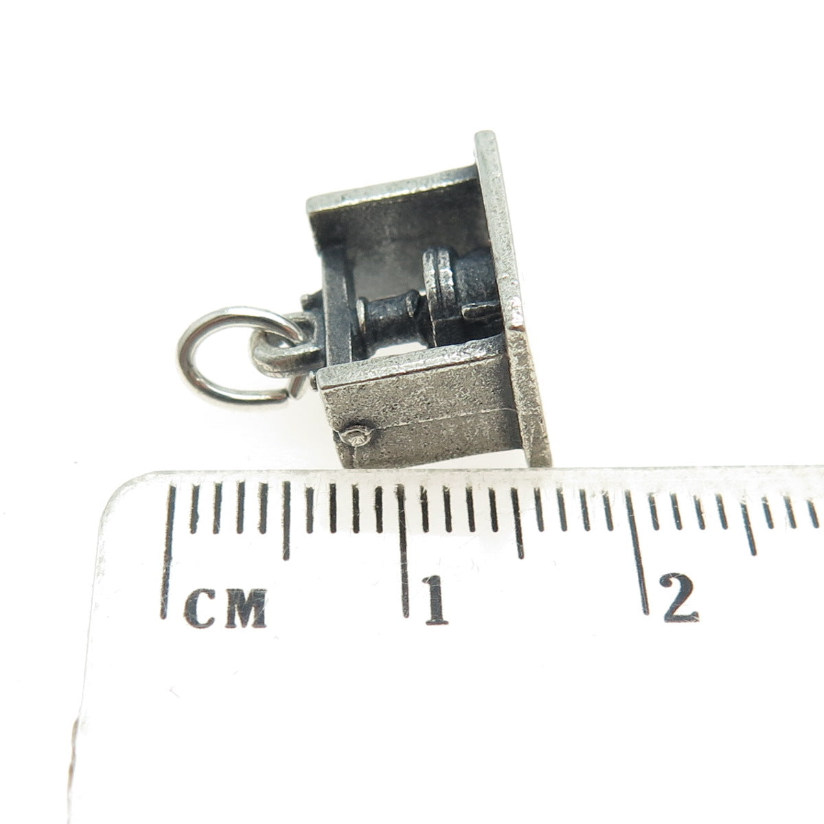 L.G. BALFOUR 925 Sterling Silver Vintage Stamp Maker 3D Charm Pendant