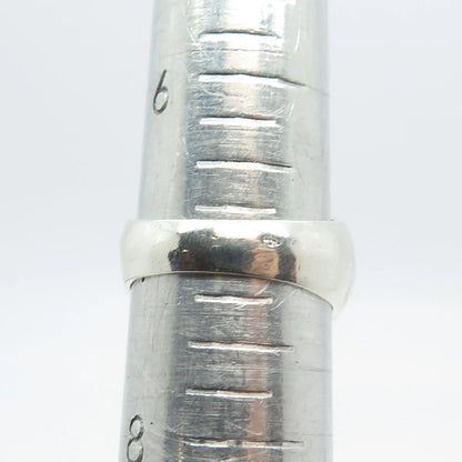 925 Sterling Silver Vintage Nugget Ring Size 7