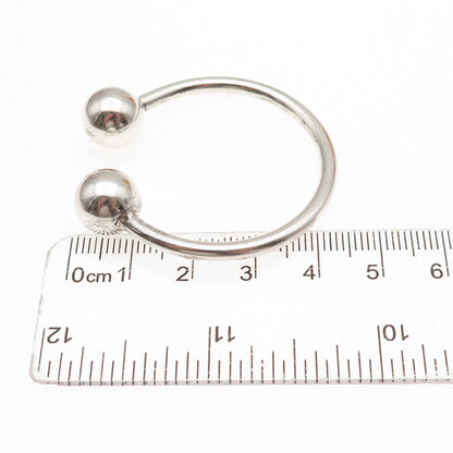 Tiffany & Co. 925 Sterling Silver Vintage Screw-Off Ball Key Ring Holder