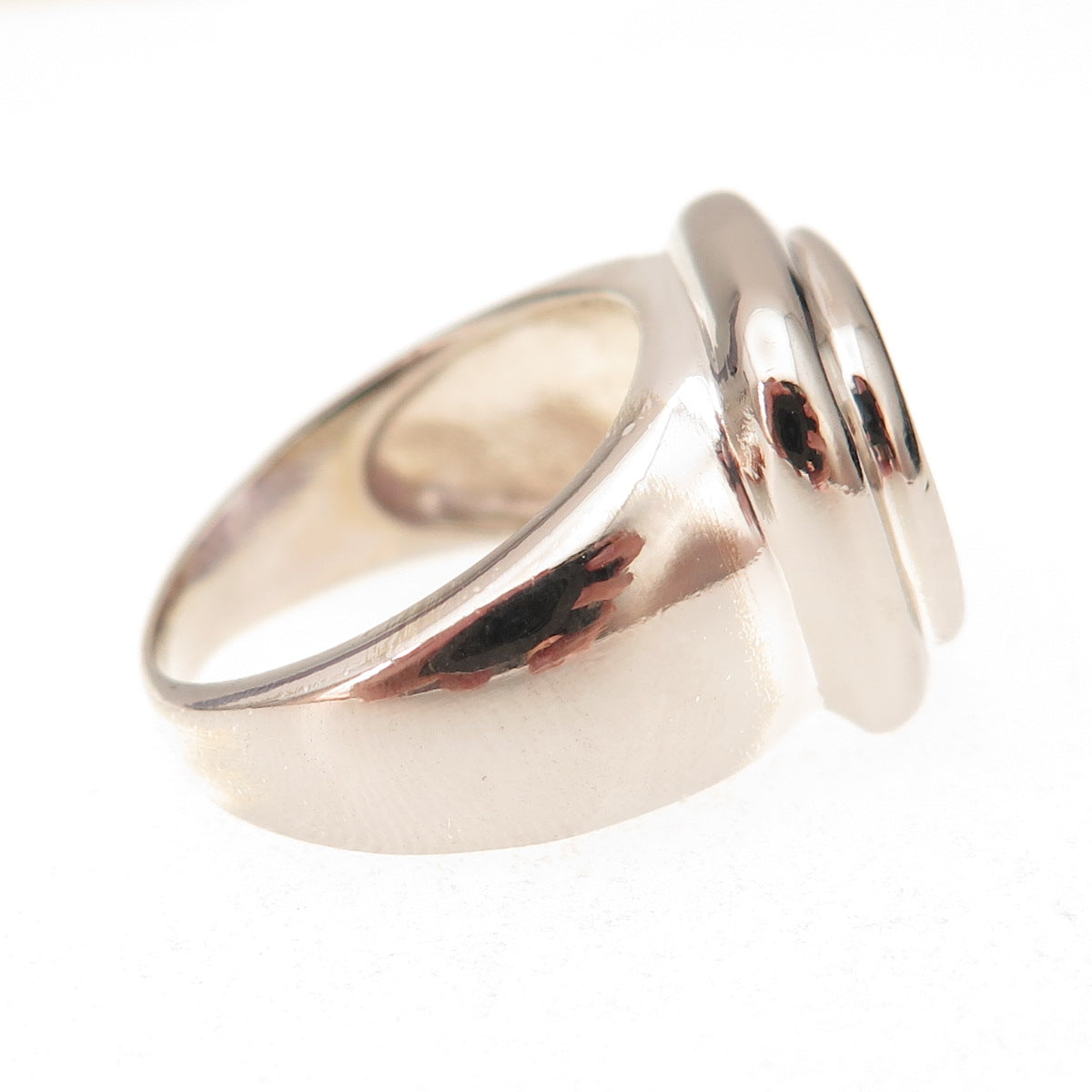 925 Sterling Silver Cushion-Cut Lavender C Z Ring Size 5.5