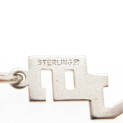 WELLS 925 Sterling Silver Vintage Class of 1967 Minimalist Charm Pendant