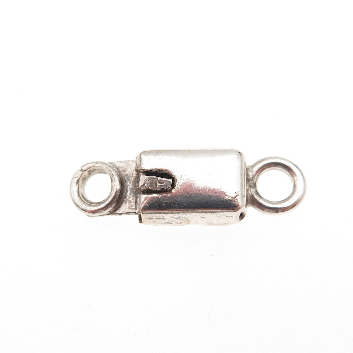 925 Sterling Silver Vintage Mexico Bracelet / Necklace Box Lock Clasp
