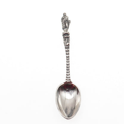 George Aldwinckle 925 Sterling Silver Antique 1862 London Apostle Coffee Spoon