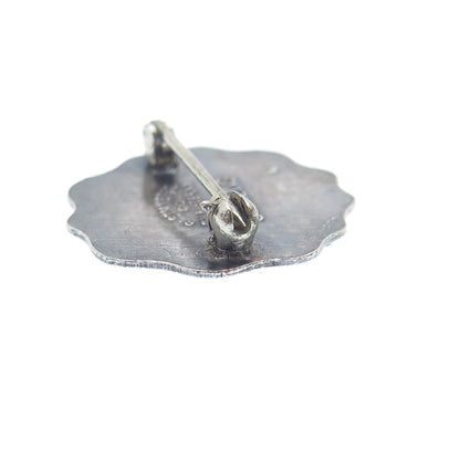 BASTIAN BROS Sterling Vintage Enamel Masonic Eastern Star Member 25 Years Brooch