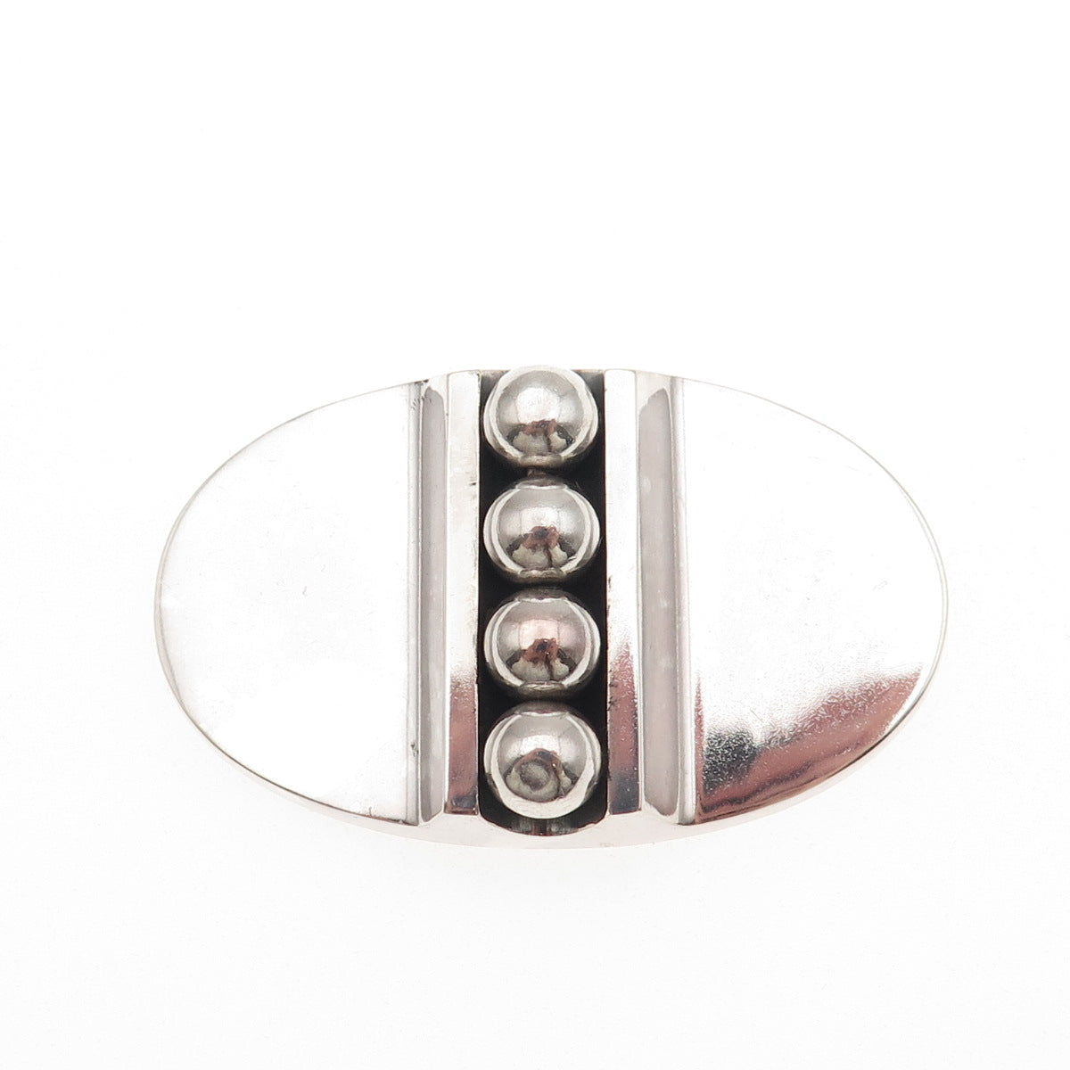 Kalevala Koru Heikki Kaksonen 916H Silver Vintage 1962 Finland Beaded Pin Brooch