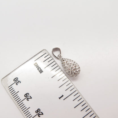 925 Sterling Silver Cutout Modernist Pendant