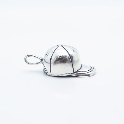 925 Sterling Silver Vintage Shube Cap Pendant