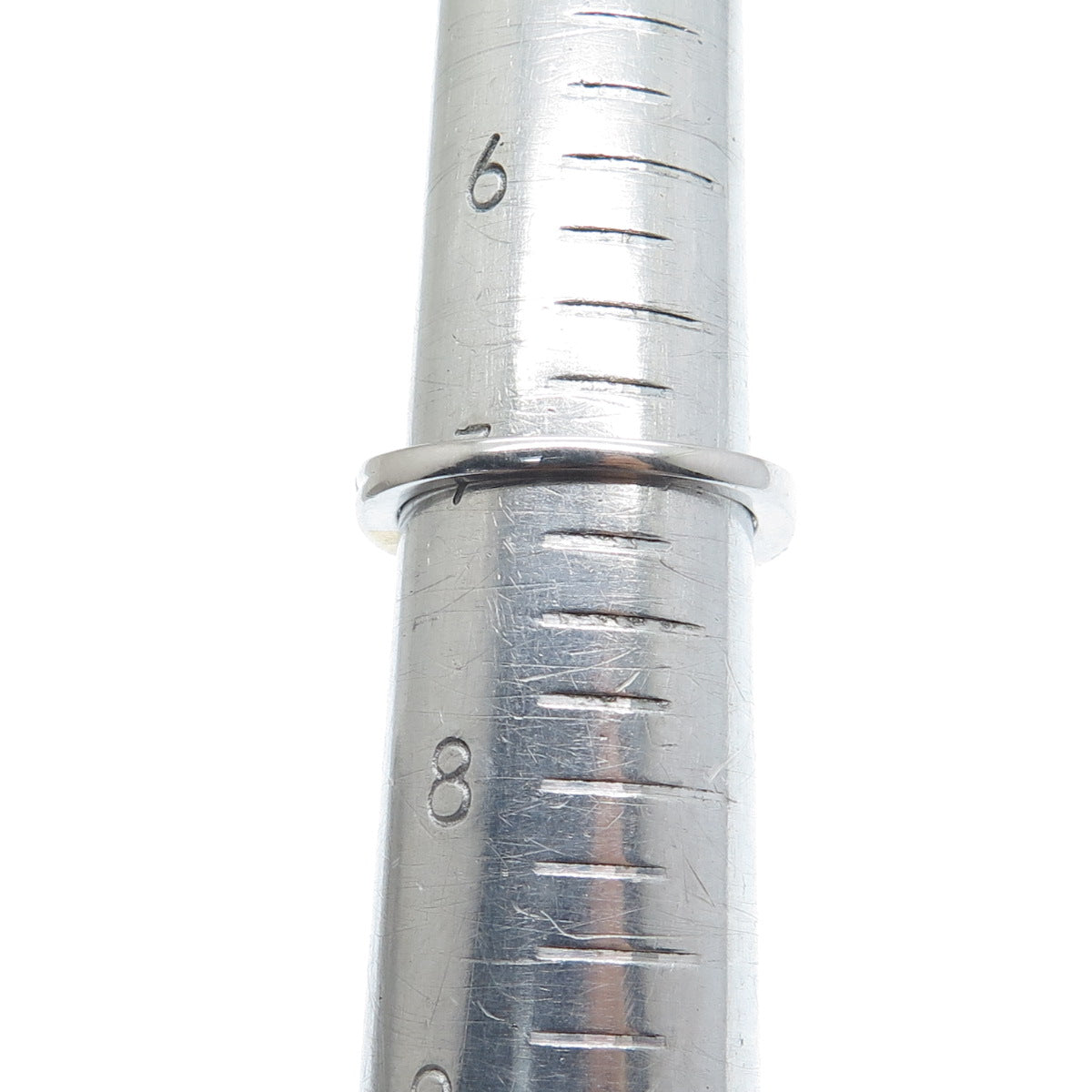 925 Sterling Silver 2-Tone Round-Cut C Z Engagement Ring Size 7