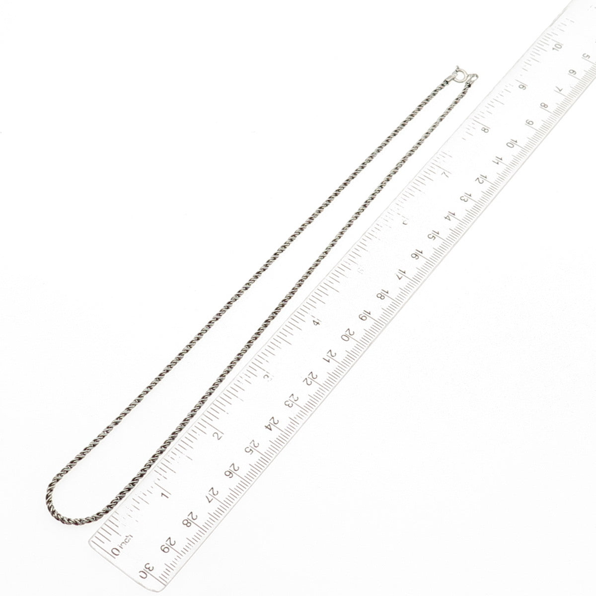 Effy 925 Sterling Silver Twisted Rope Chain Necklace 18"