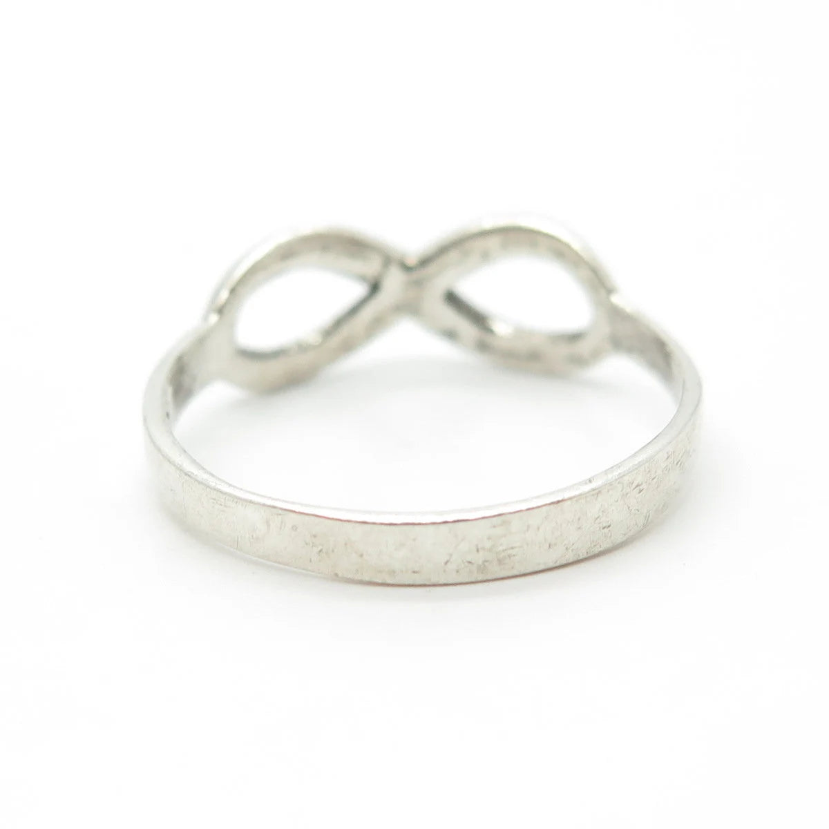 925 Sterling Silver Vintage Infinity Ring Size 7.75