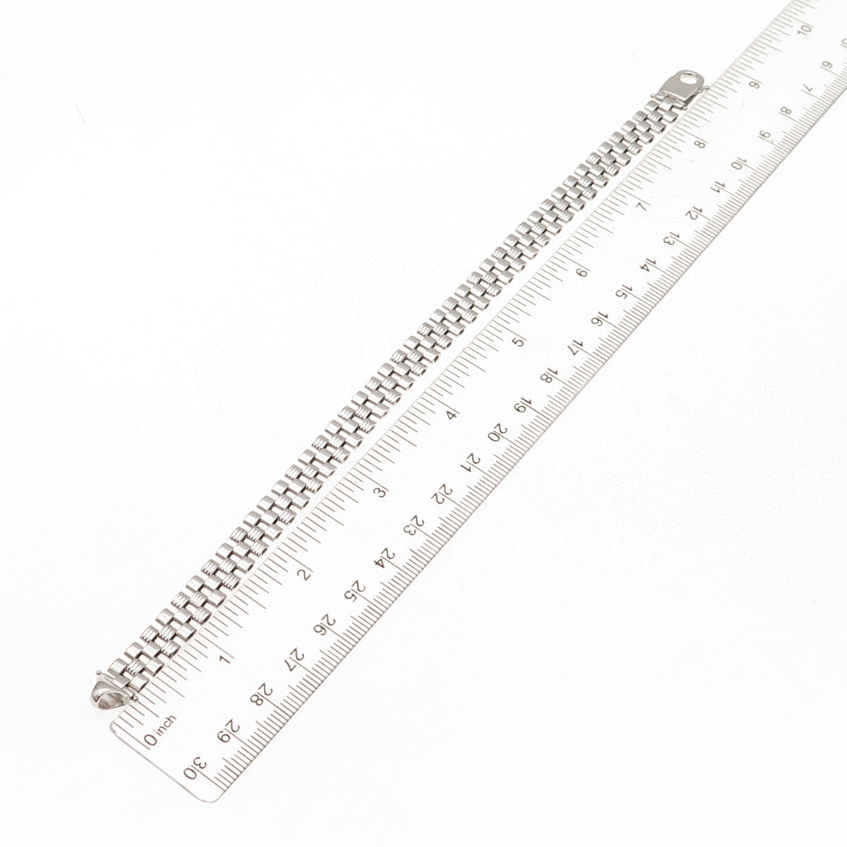 925 Sterling Silver Watch Band Link Bracelet 8.75"