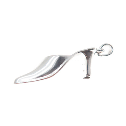 925 Sterling Silver Vintage Female Show 3D Charm Pendant