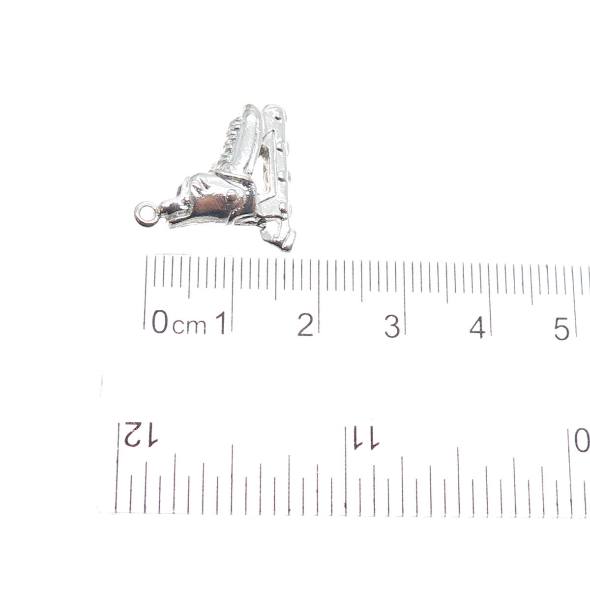 RQC REMBRANDT 925 Sterling Silver Vintage Roller Skate Shoe Charm Pendant